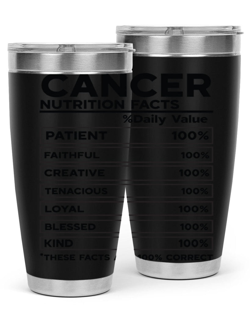 Cancer Nutrition Facts 148#- zodiac- Tumbler
