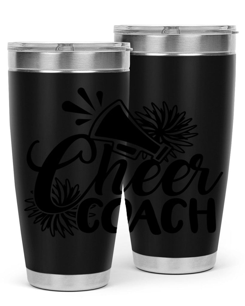 Cheer coach 1392#- cheer- Tumbler