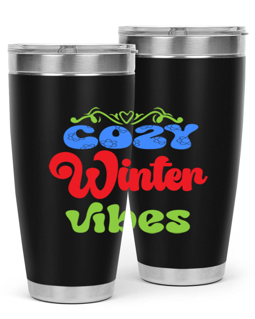 Cozy winter vibes 75#- winter- Tumbler