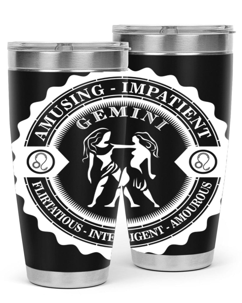 Gemini 12#- zodiac- Tumbler