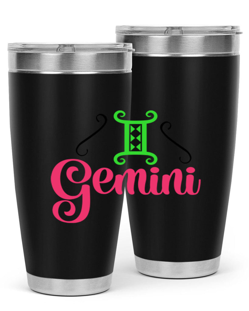 Gemini 224#- zodiac- Tumbler