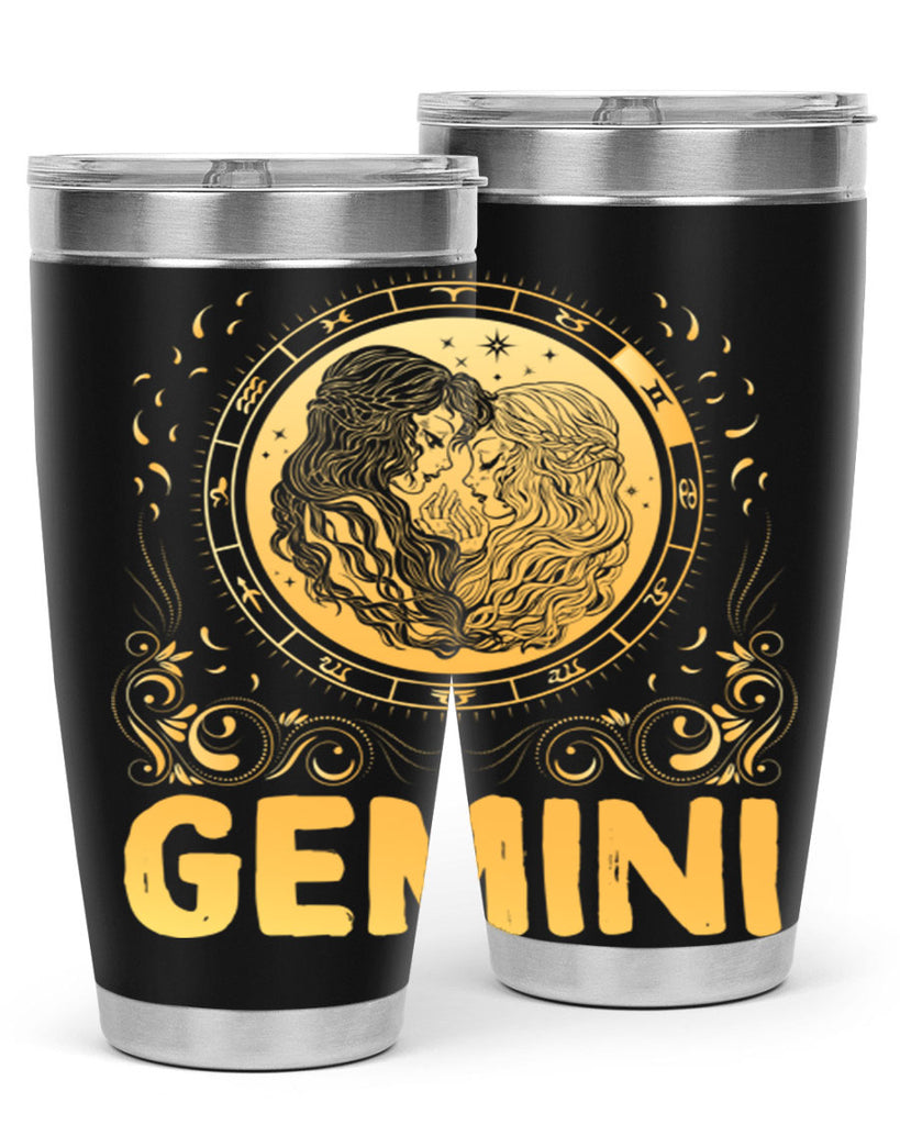 Gemini 234#- zodiac- Tumbler