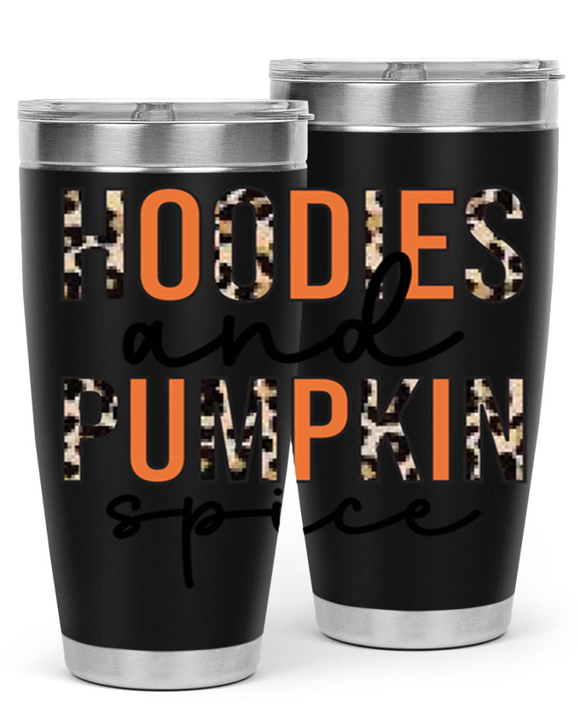 Hoodies and pumpkin spice 317#- fall- Tumbler