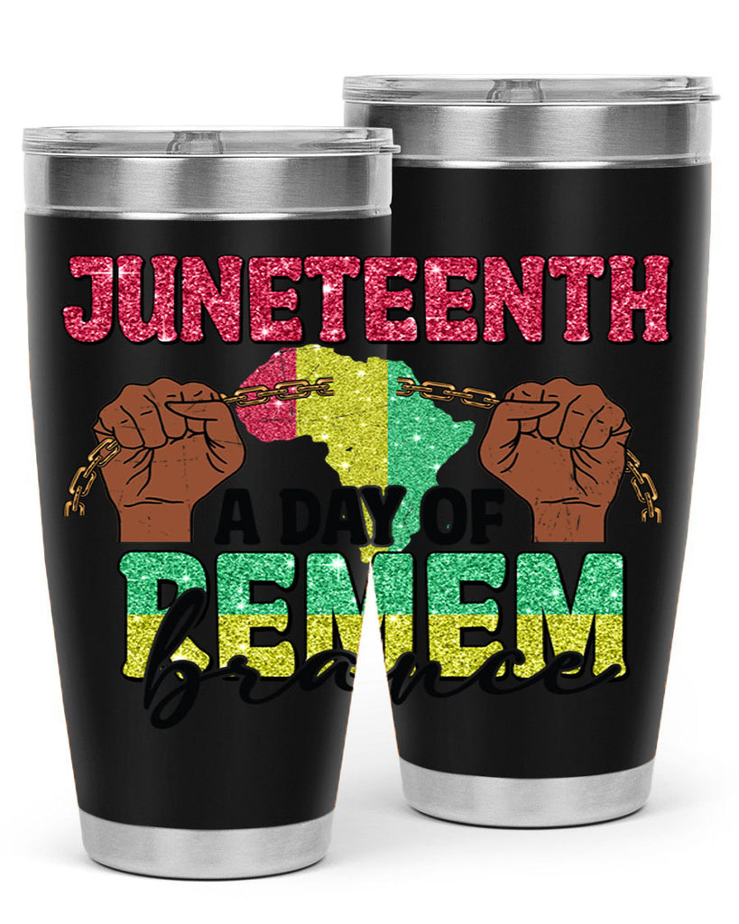 Juneteenth A Day Of Remembrance Png 9#- Juneteenth- tumbler