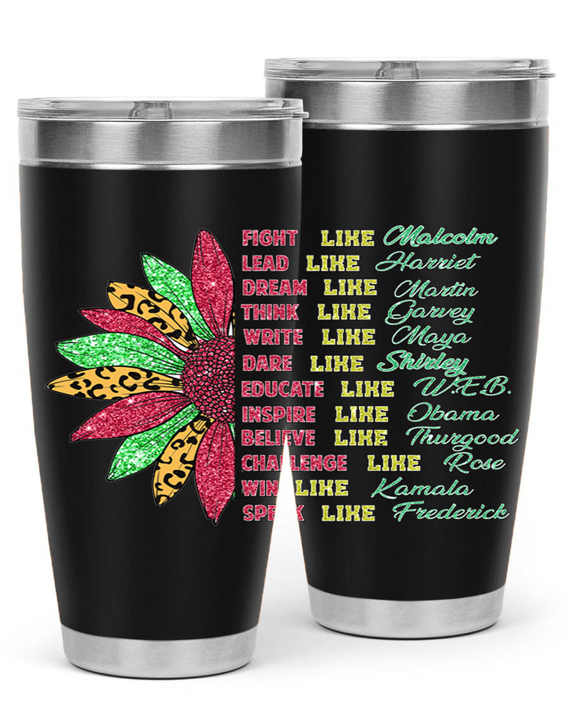 Juneteenth Sunflower Design 17#- Juneteenth- tumbler