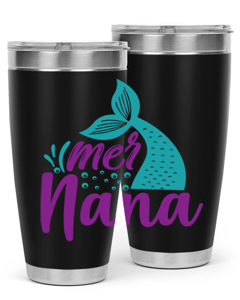 Mer Nana 343#- mermaid- Tumbler
