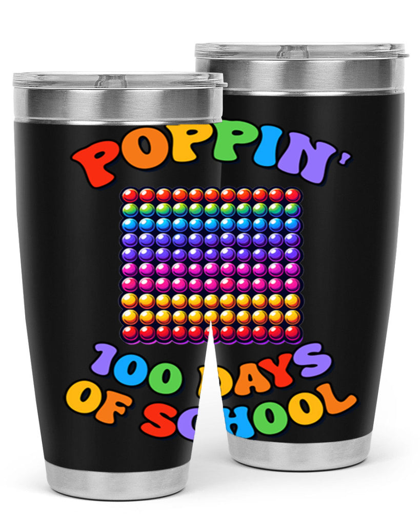 Poppin my way through PNG 54#- 100 days of school- Tumbler