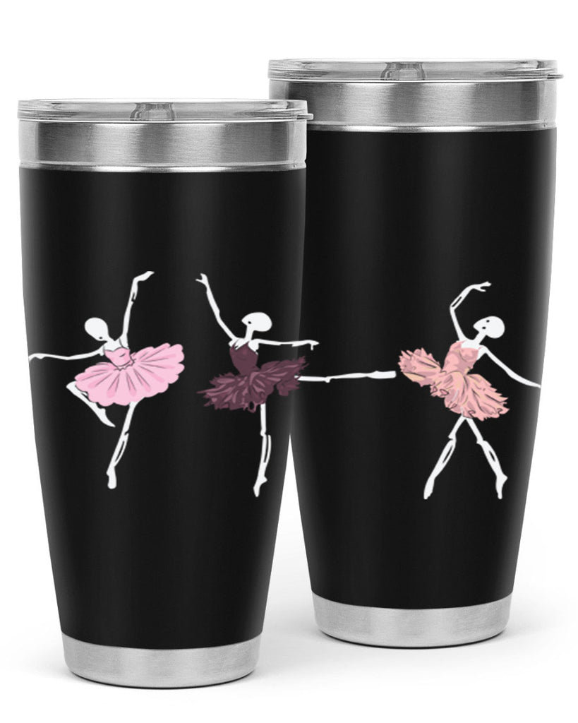 Skeleton Ballerinas Ballet Halloween Ballet 79#- ballet- Tumbler