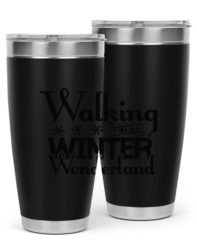 Walking in a Winter Wonderland 437#- winter- Tumbler