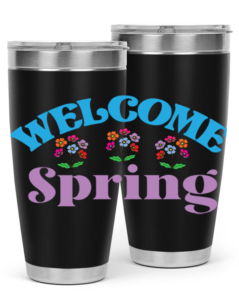 Welcome Spring  600#- spring- Tumbler