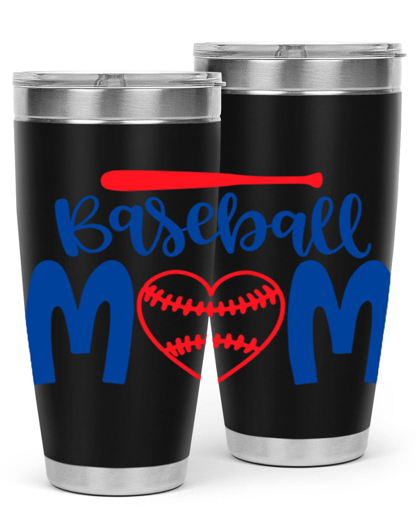 baseball mom 2077#- baseball- Tumbler