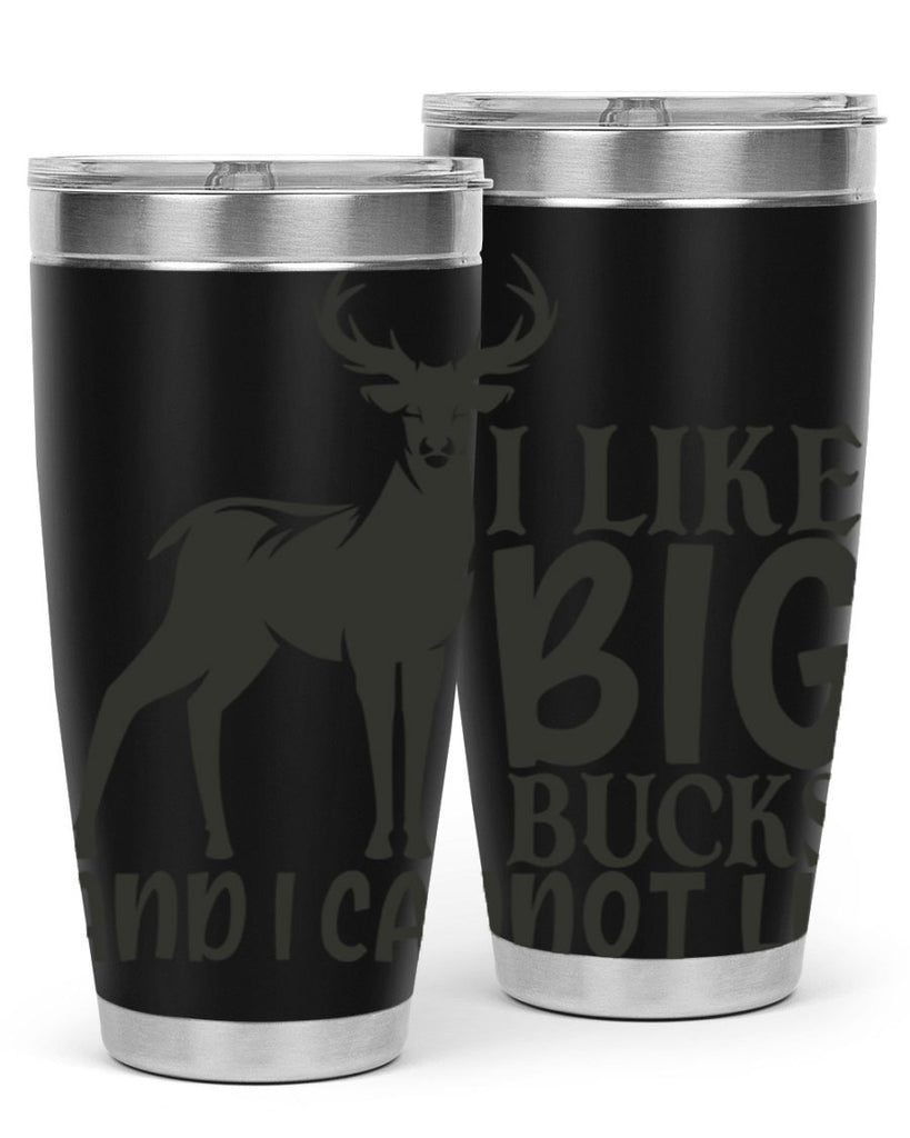 i like big bucks and i cannot lie 8#- hunting- Tumbler