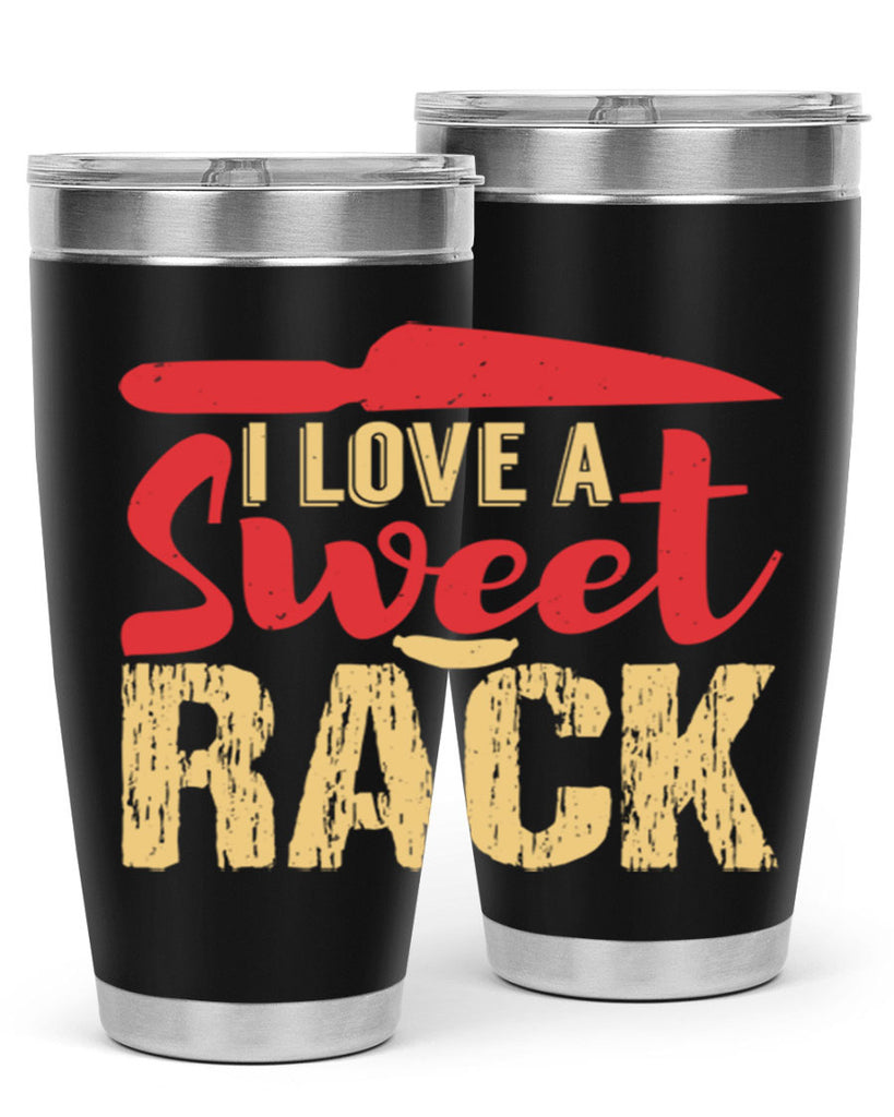 i love a sweet rack 40#- bbq- Tumbler