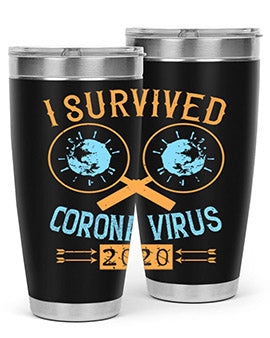 i survived corona virus Style 34#- corona virus- Tumbler