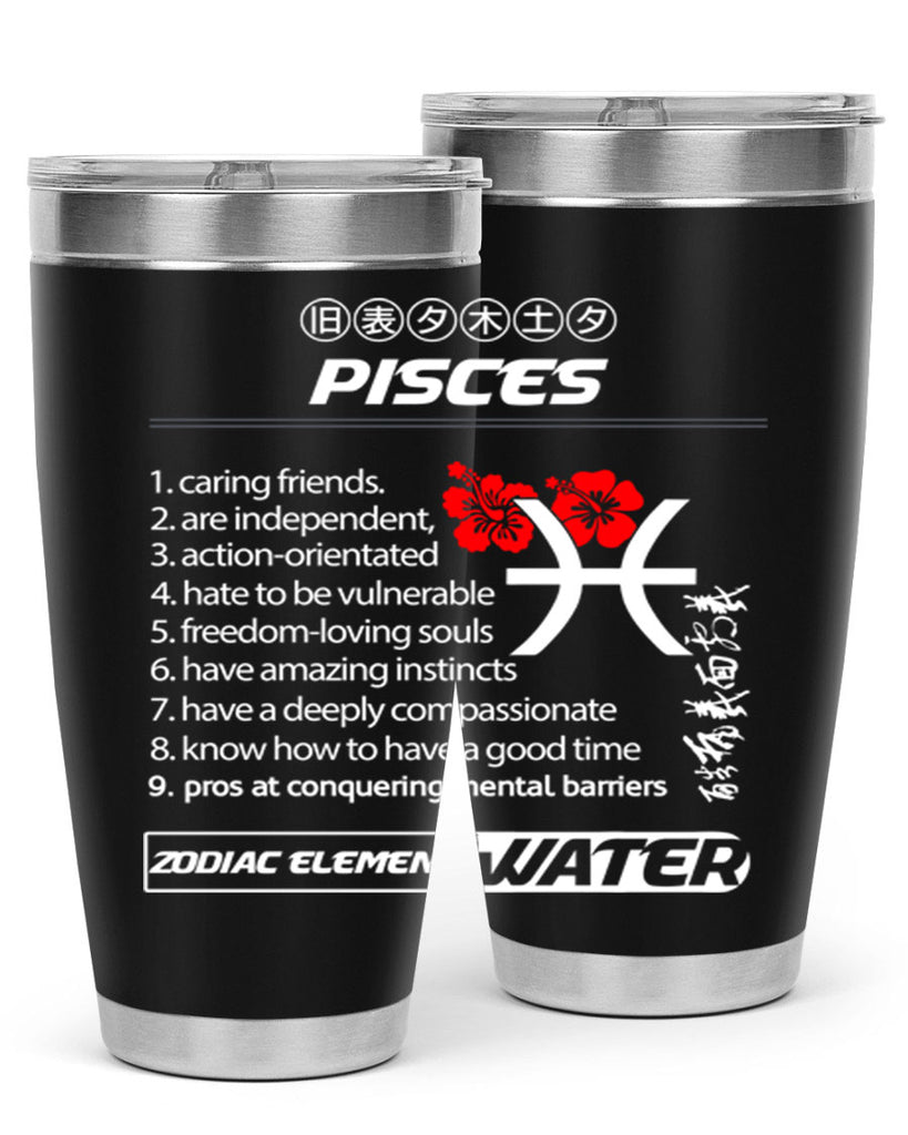 pisces 356#- zodiac- Tumbler