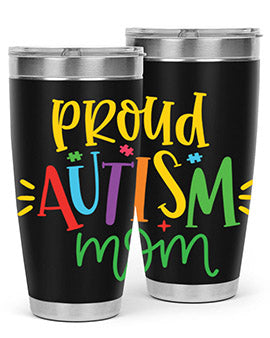 proud autism mom Style 35#- autism- Tumbler
