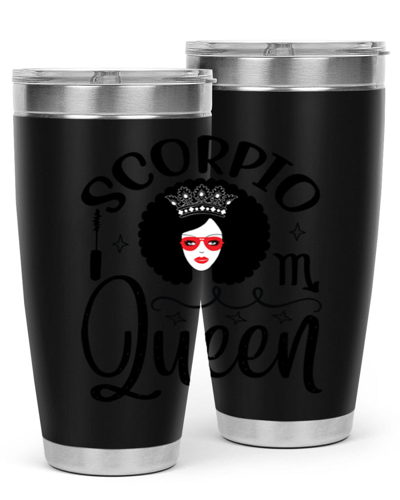 scorpio queen 448#- zodiac- Tumbler