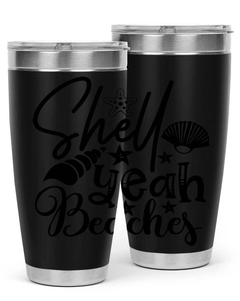 shell yeah beaches Style 75#- summer- Tumbler