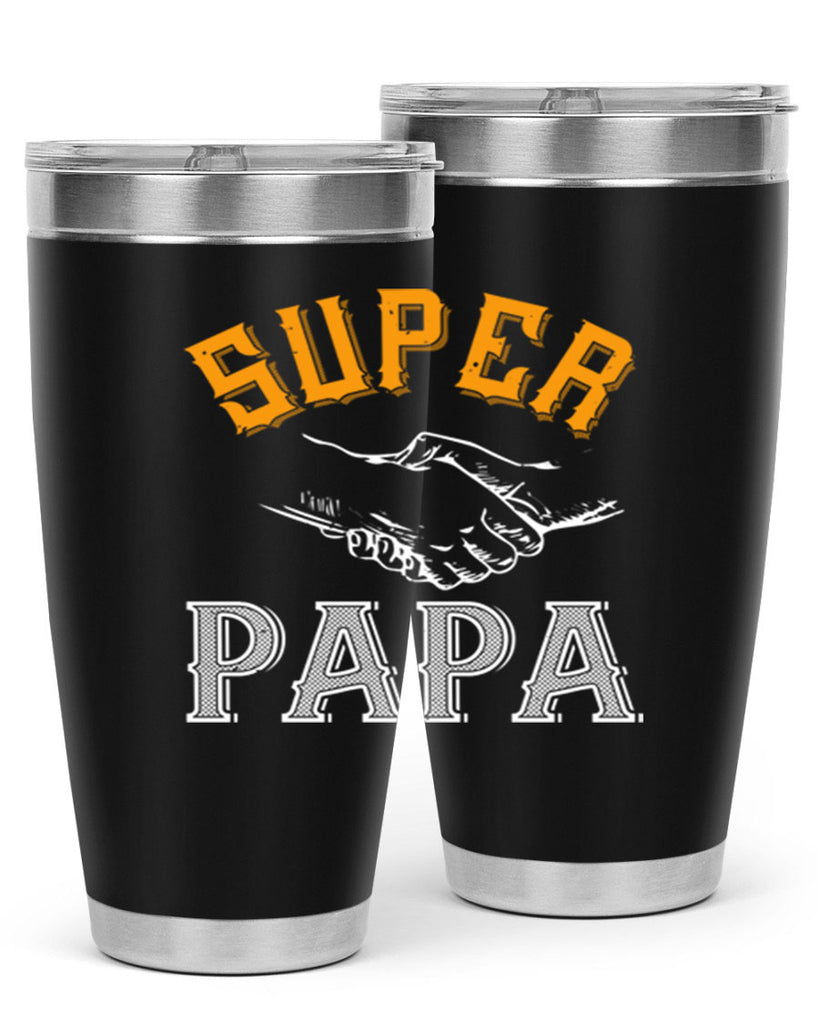 super papa 8#- grandpa - papa- Tumbler