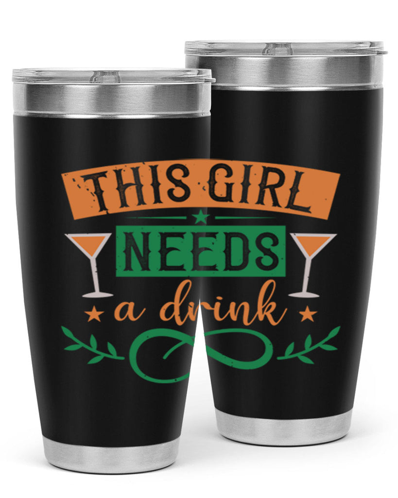 this girl needs a drink 1#- mardi gras- Tumbler