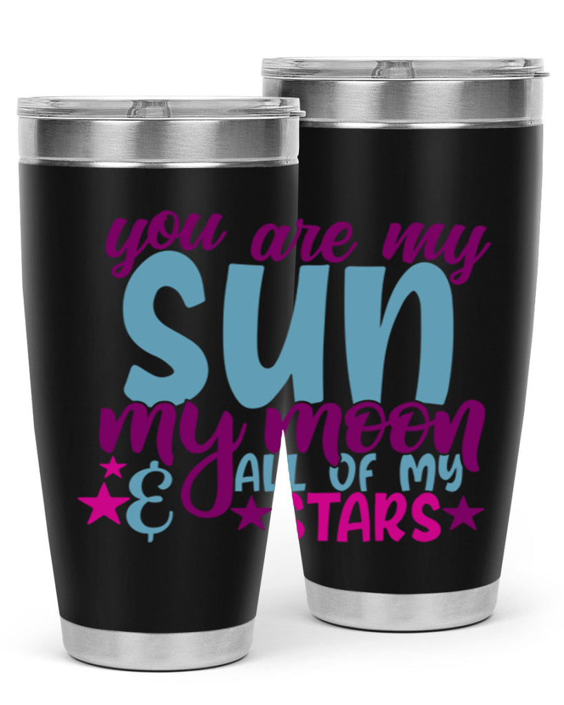 you are my sun my moon all of my stars 6#- family- Tumbler