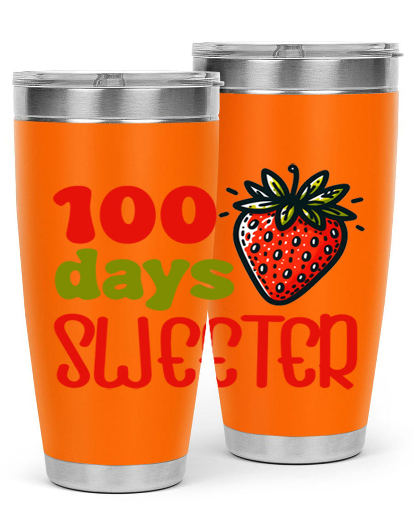 100 days sweeter Sublimation 34#- 100 days of school- Tumbler