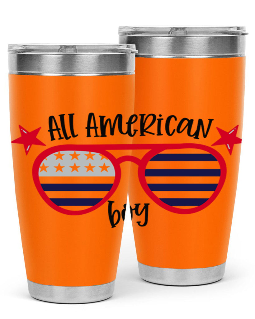 All American Boy Style 141#- Fourt Of July- Tumbler