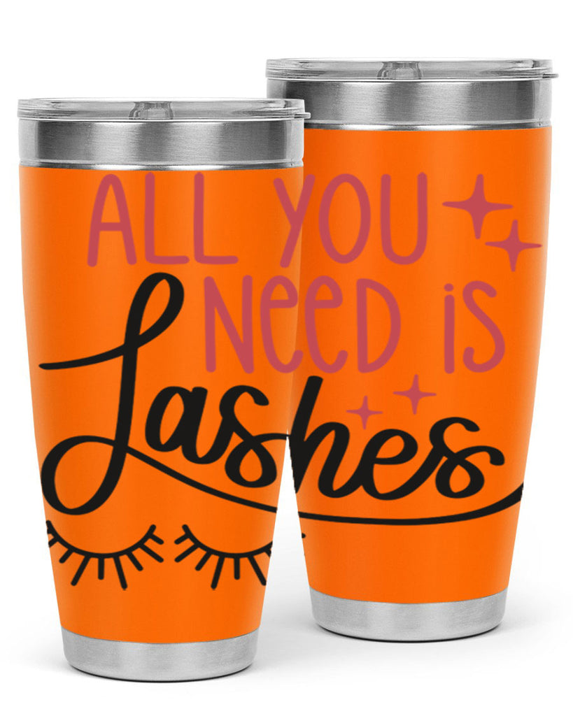 All You Need Is Lashes Style 146#- make up- Tumbler