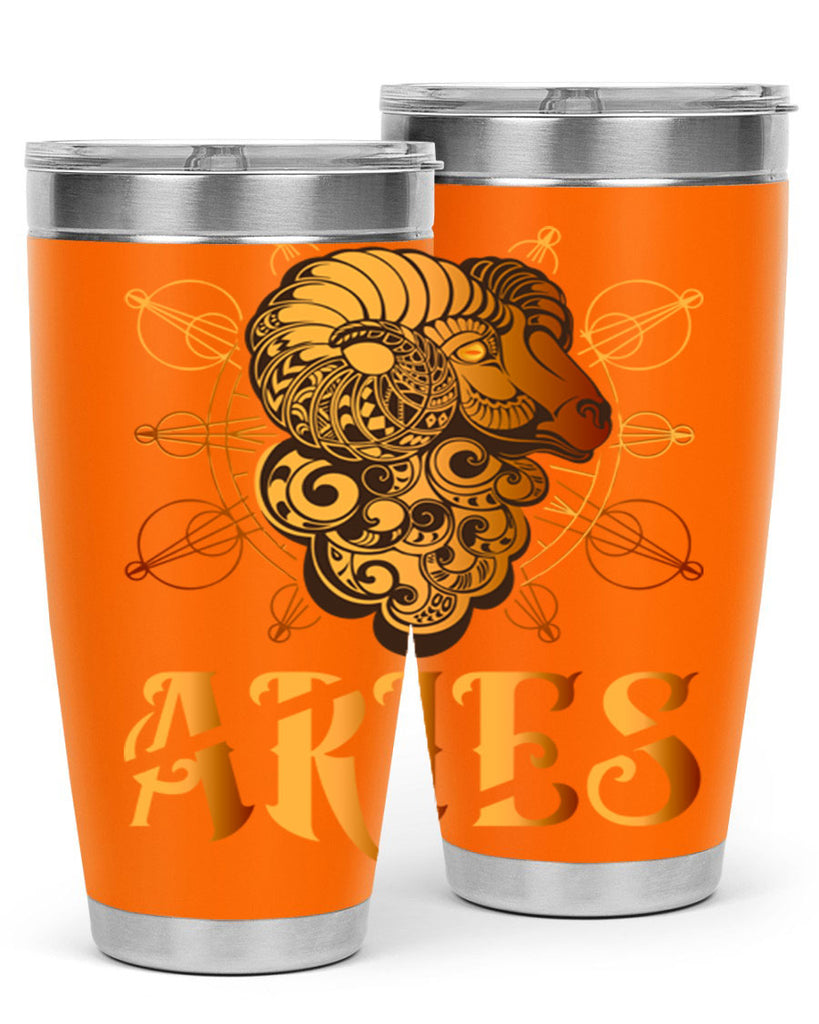 Aries 121#- zodiac- Tumbler