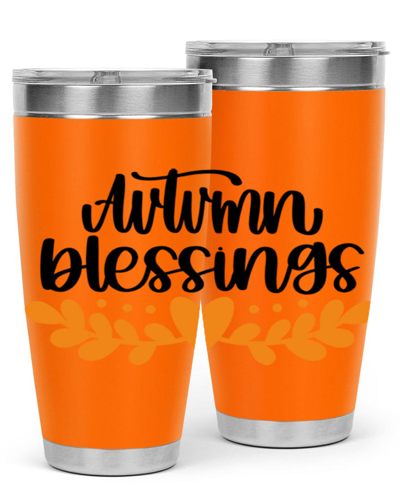 Autumn Blessings 472#- fall- Tumbler