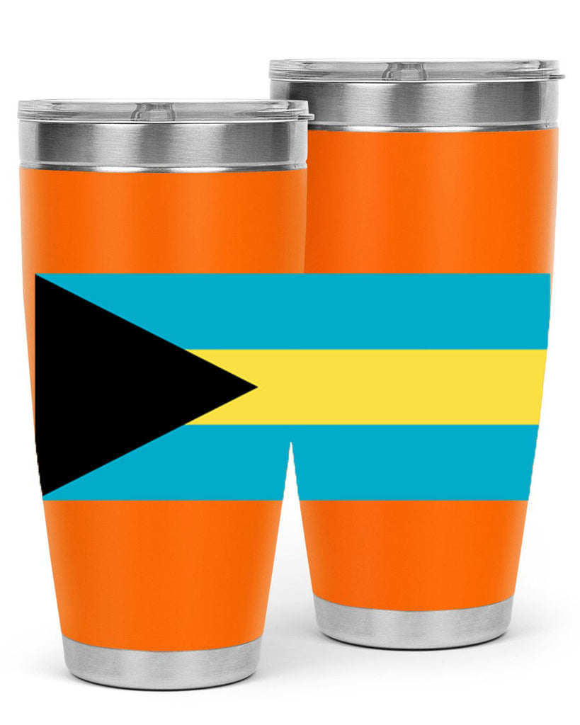 Bahamas 186#- world flags- Tumbler