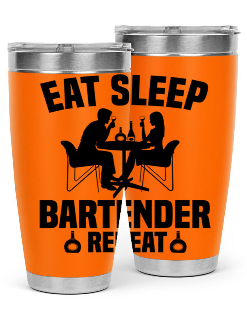 Eat sleep Style 3#- bartender- tumbler