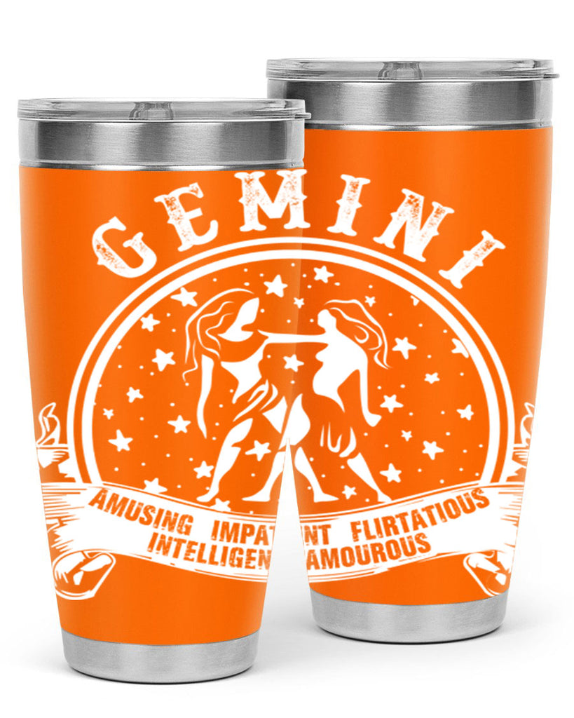 Gemini 10#- zodiac- Tumbler