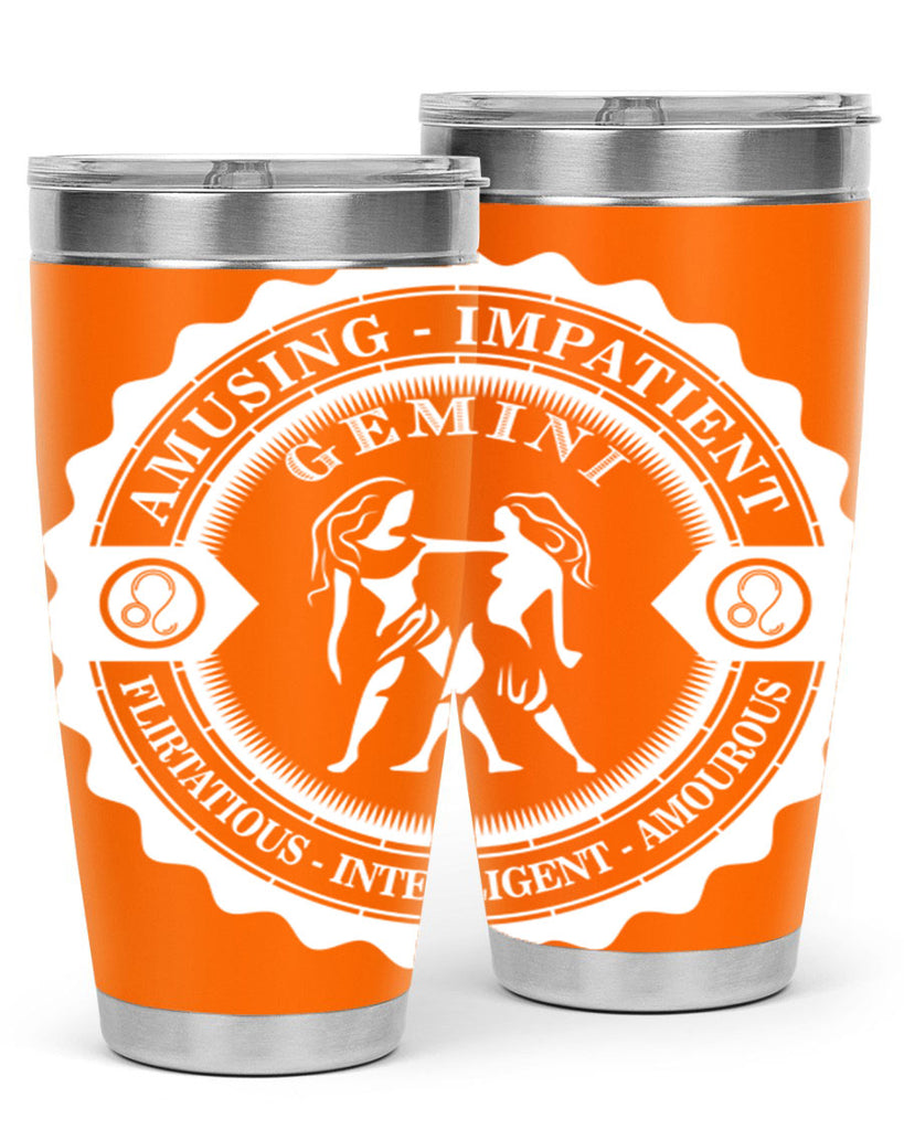 Gemini 12#- zodiac- Tumbler