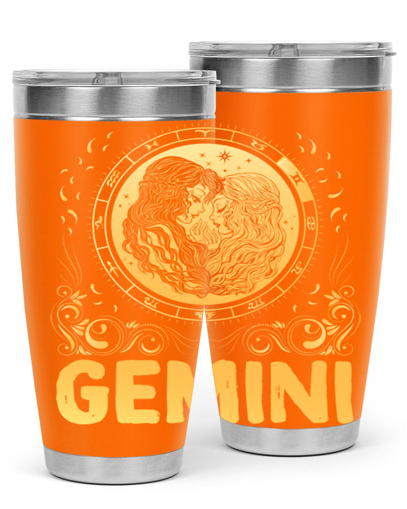 Gemini 234#- zodiac- Tumbler