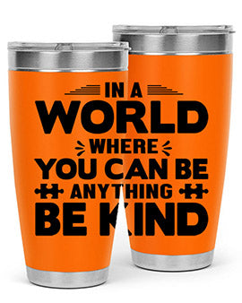 In a world Style 48#- autism- Tumbler