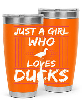 Just A Girl Who Loves Ducks Style 33#- duck- Tumbler