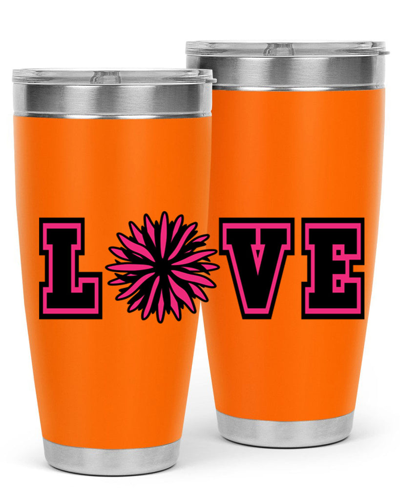 Love 694#- cheer- Tumbler