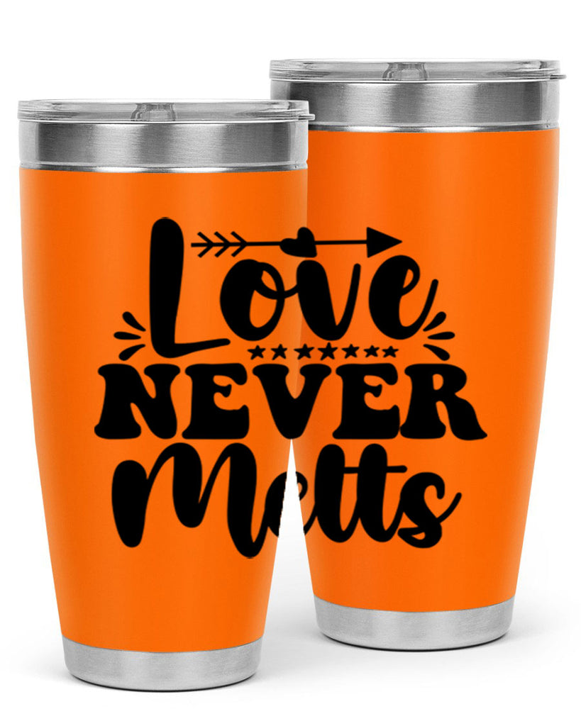 Love Never Melts 310#- winter- Tumbler