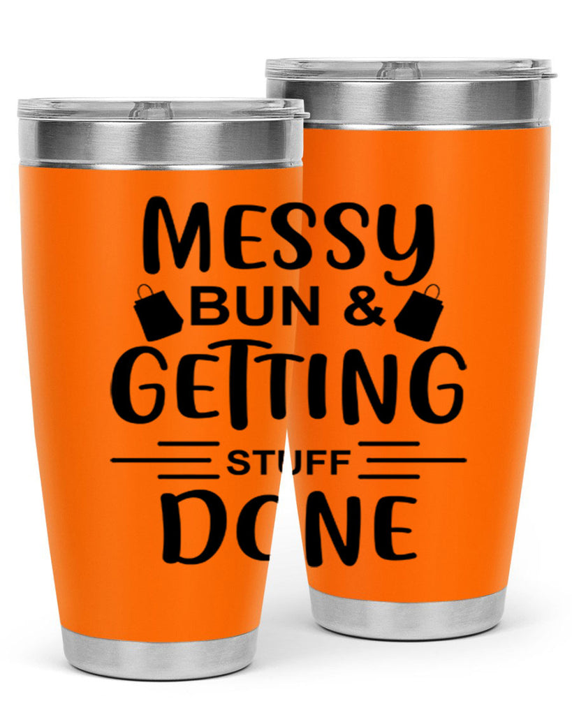 Messy Bun Getting Stuff Done 120#- fashion- Cotton Tank