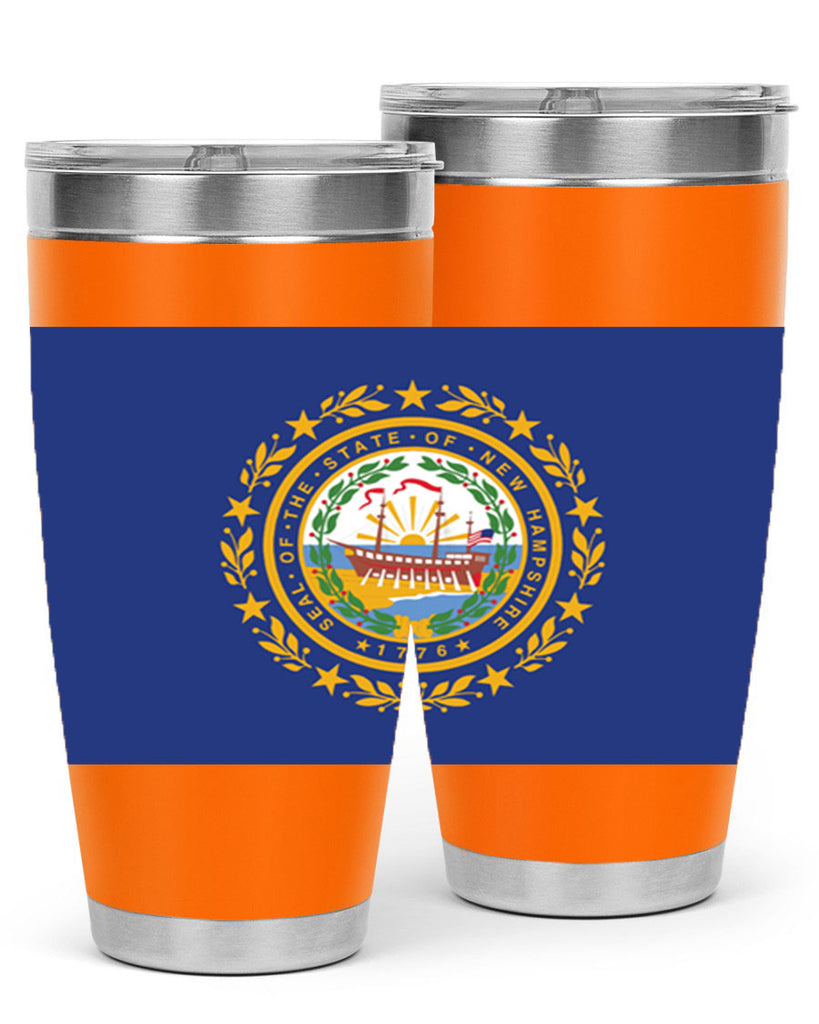 New Hampshire 23#- Us Flags- Tumbler