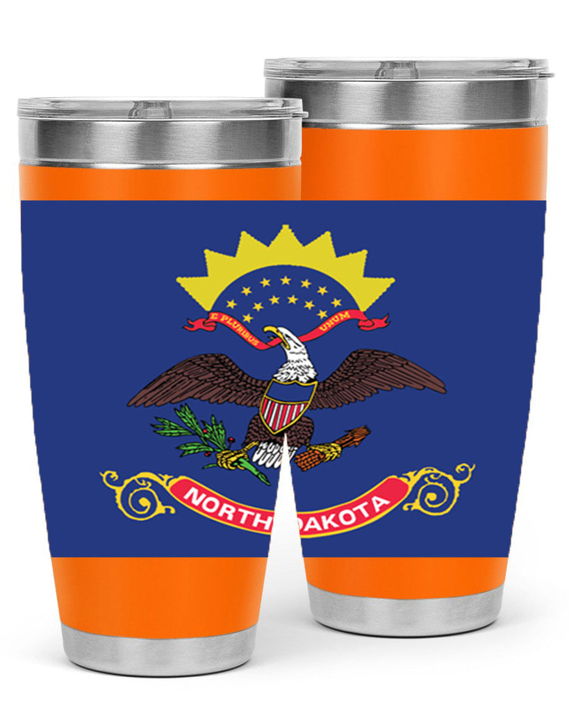 North Dakota 18#- Us Flags- Tumbler