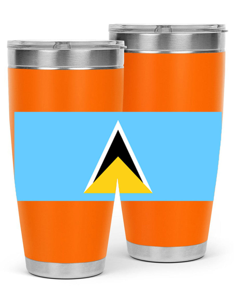 Saint Lucia 51#- world flags- Tumbler