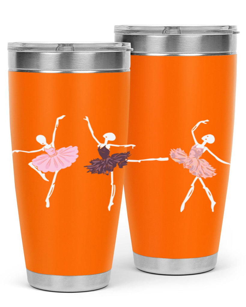Skeleton Ballerinas Ballet Halloween Ballet 79#- ballet- Tumbler