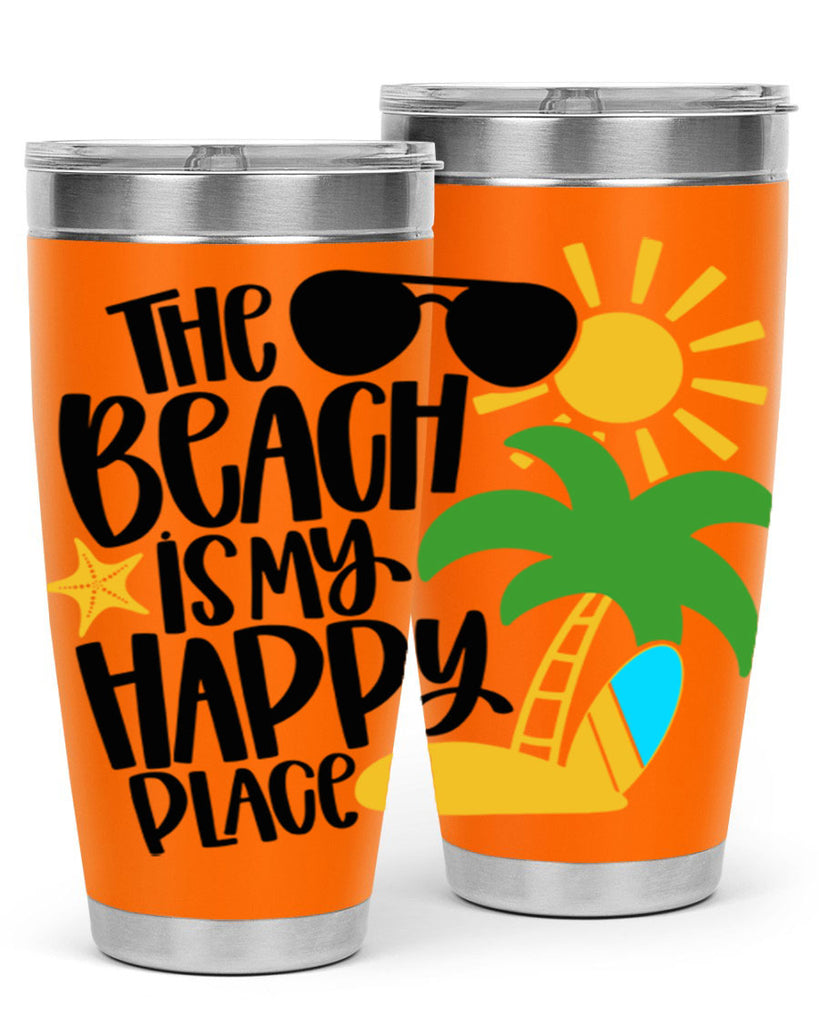 The Beach Is My Happy Place Style 12#- summer- Tumbler
