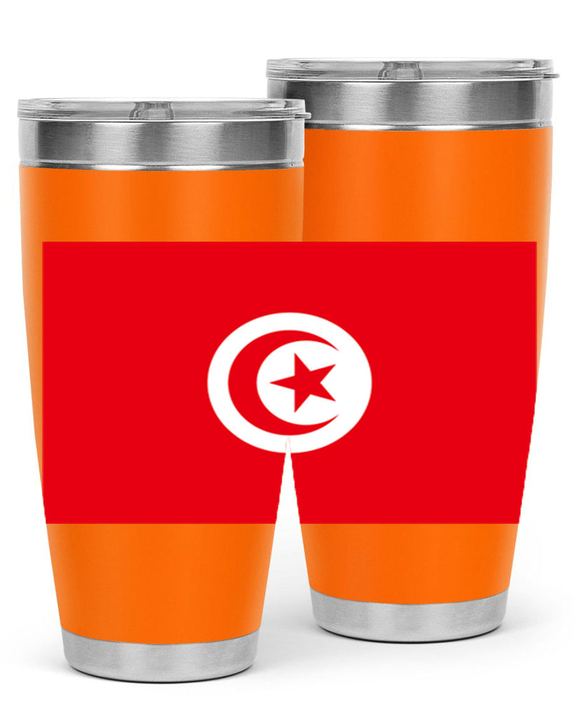Tunisia 18#- world flags- Tumbler