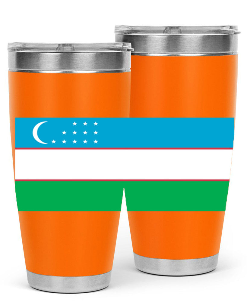 Uzbekistan 8#- world flags- Tumbler