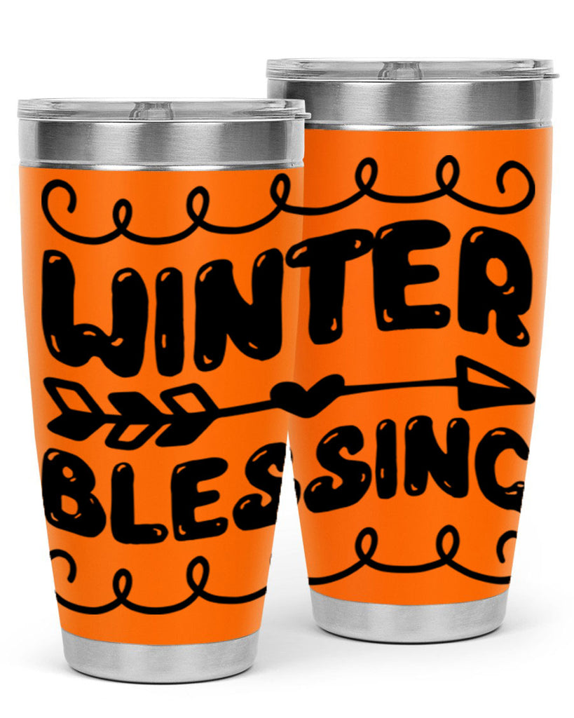 Winter Blessing 545#- winter- Tumbler
