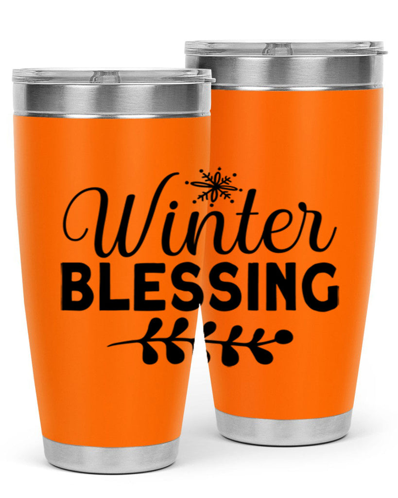 Winter Blessing488#- winter- Tumbler