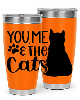 You Me The Cat Style 110#- cat- Tumbler